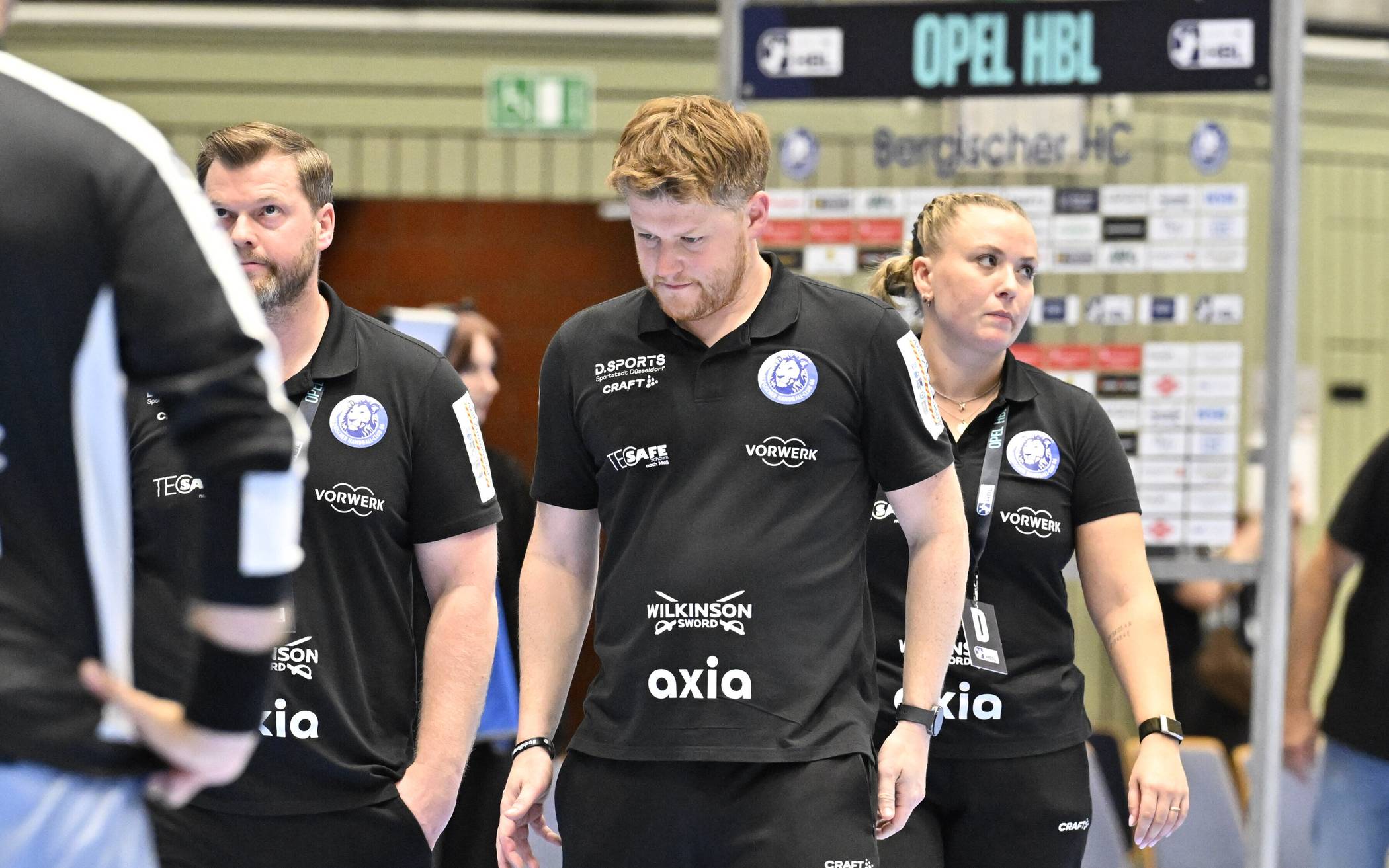 Die BHC-Trainer Arnor Gunnersson (li.) und