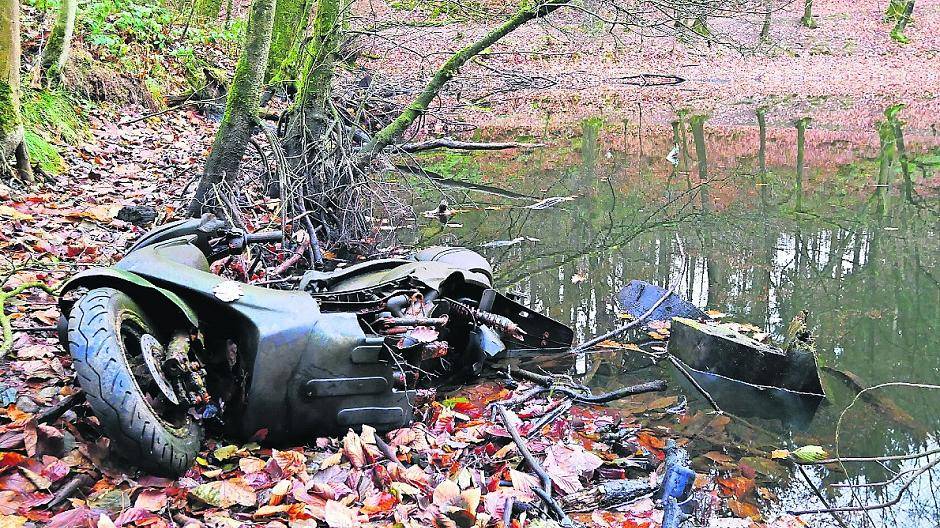 Illegal entsorgt ...