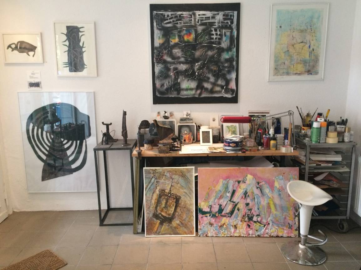  Die WOGA ist ein echter Wuppertaler Weg zu ganz viel Kunst vor Ort: Hier im Bild ein Blick ins „Philoart“-Atelier von Lothar Düver an der Simonsstraße 39 a. 