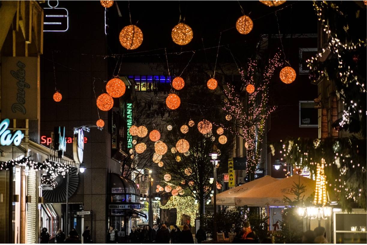  Der Lichterglanz im Januar 2018. 