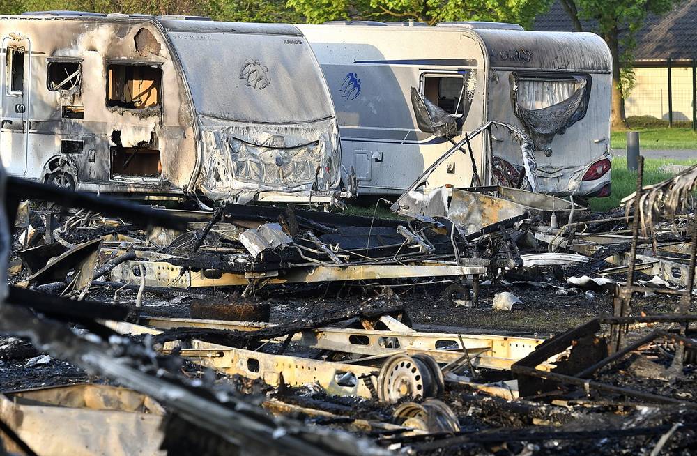 Laut Händler 57 Fahrzeuge abgebrannt