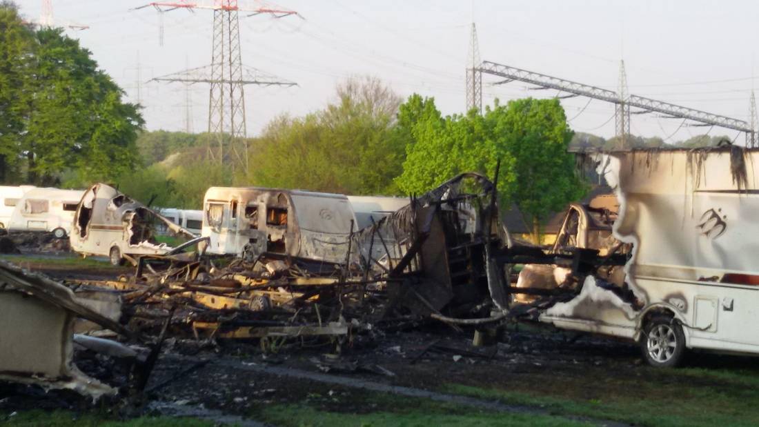  Das Gelände bietet ein Bild der Verwüstung. 