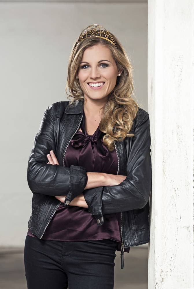  Die amtierende Weinprinzessin Laura Lahm. 