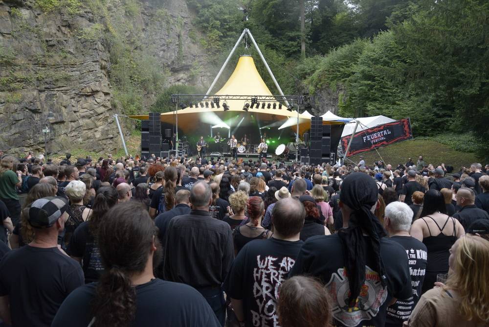  Das Areal ist bereitet für eine zweitägige Dauerparty. 