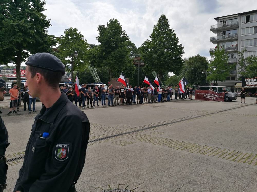 Viele Gegendemonstranten