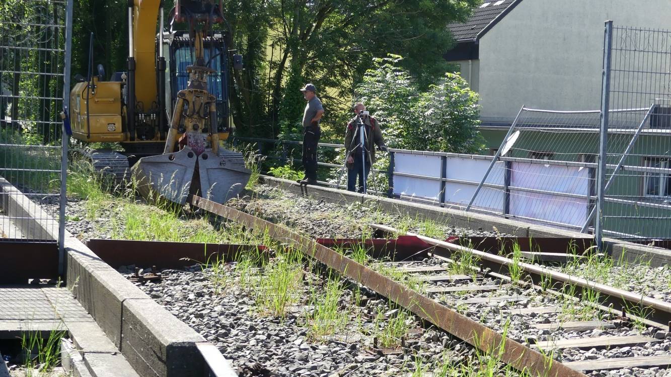 Das war’s mit den alten Gleisen ...
