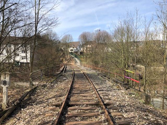 Letzte Draisinenfahrt auf Schwarzbachtrasse