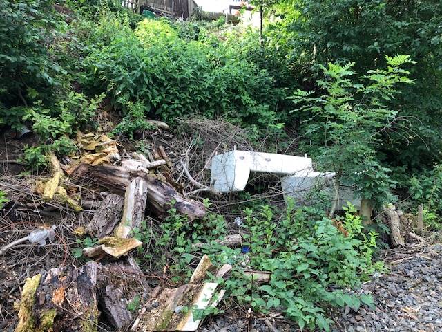  Klare Sache: Der Müll muss weg. 