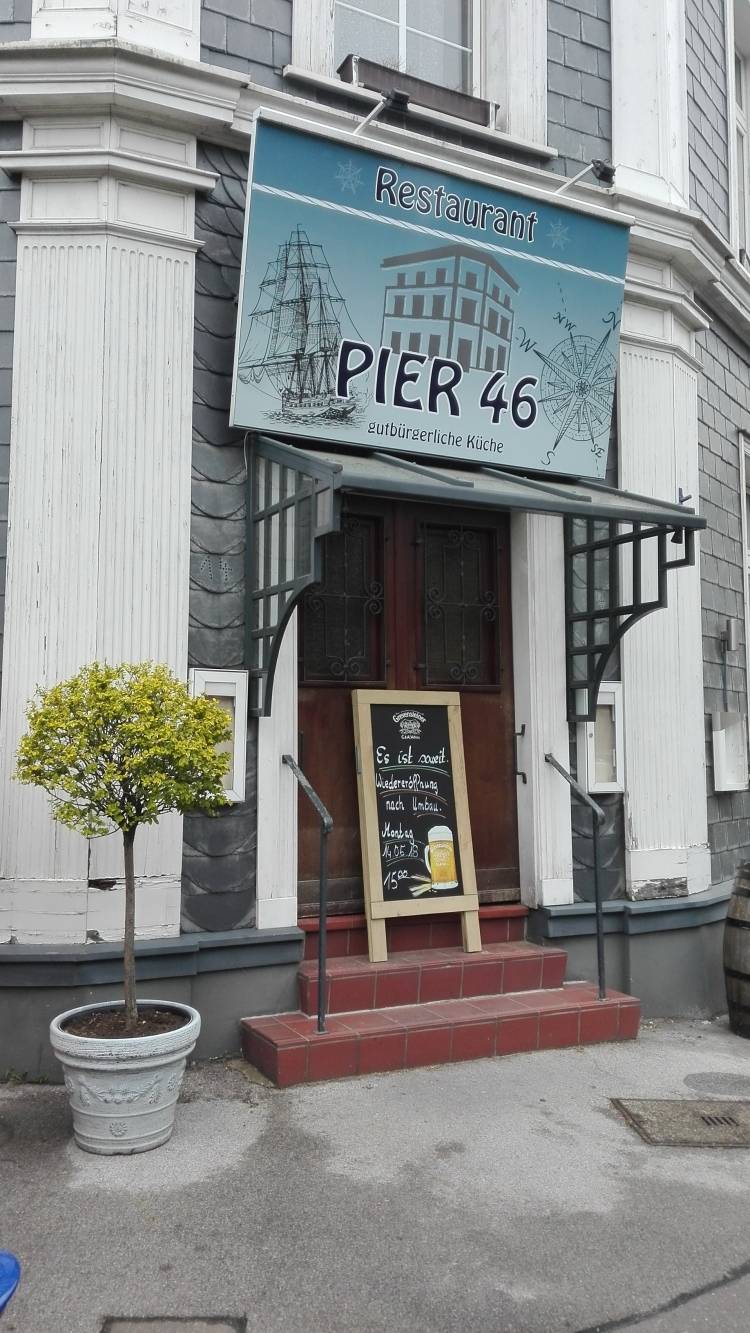  Nicht mehr wiederzuerkennen: Der frühere „Dorrenberger Hof“ ist jetzt das „Pier 46“.  