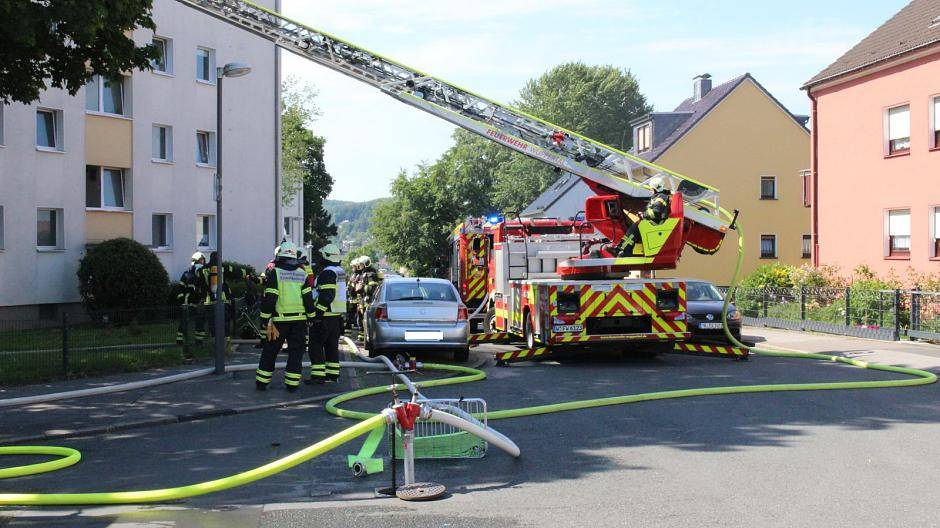 Feuer unter dem Dach