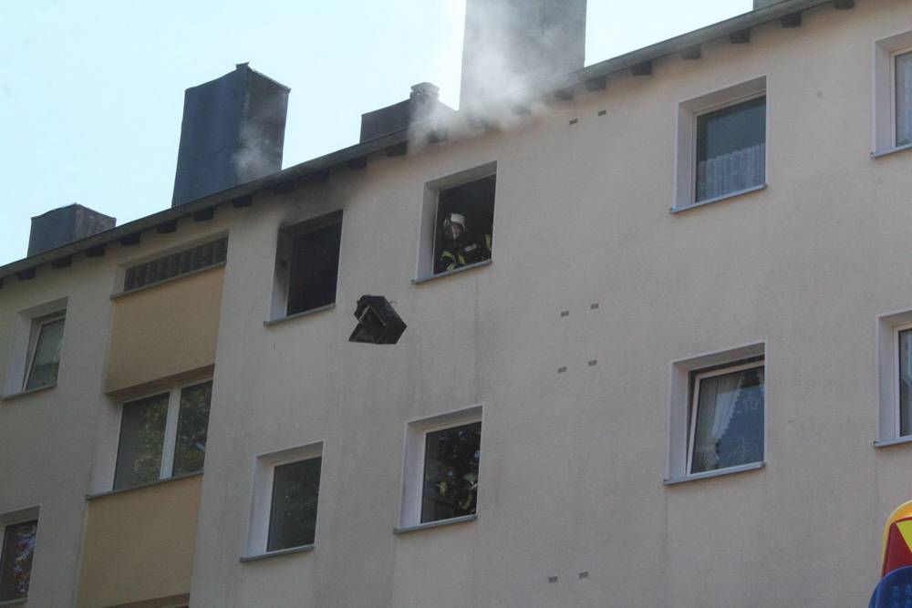 Wohnung ausgebrannt