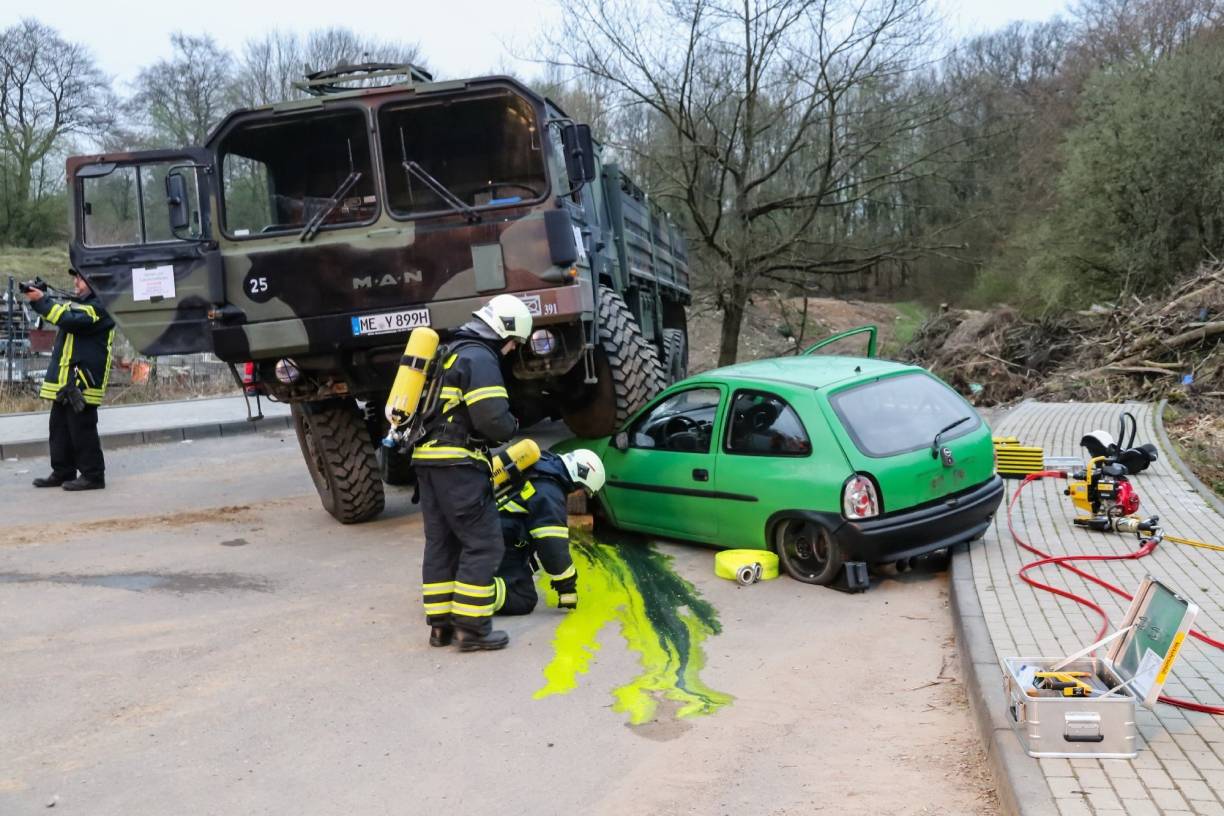 Zum Glück nur eine Übung!
