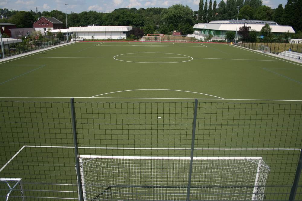 Optimales Terrain - der Bayer-Sportpark an der Rutenbeck. 