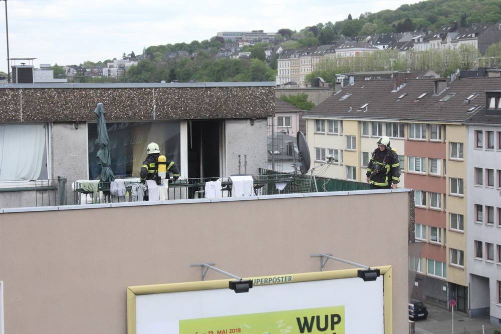 Feuer in luftiger Höhe