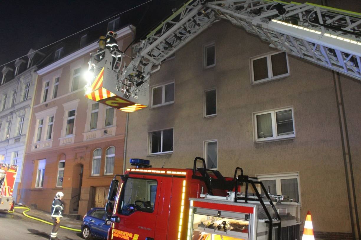 Feuer im Schlafzimmer