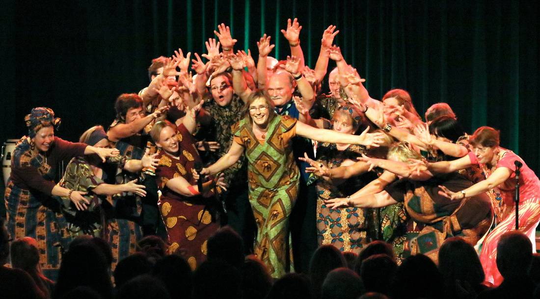 "Wie echte Afrikaner"