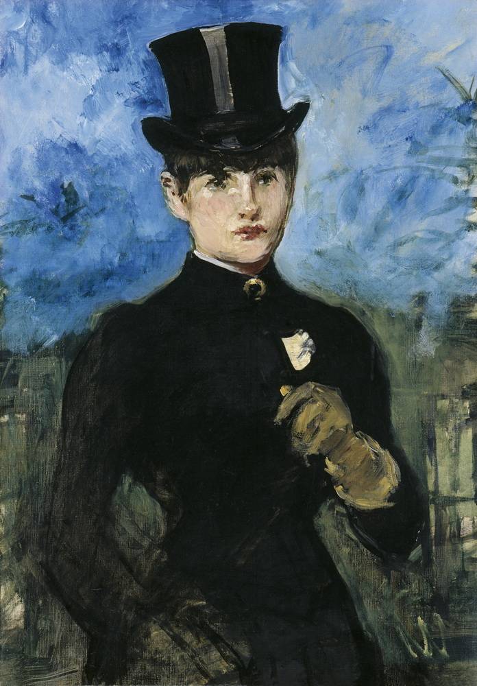  Edouard Manet, Die Reiterin, um 1882. 
