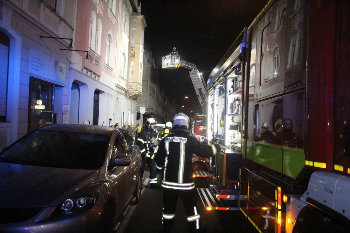  Die Wichlinghauser Straße war komplett gesperrt. 