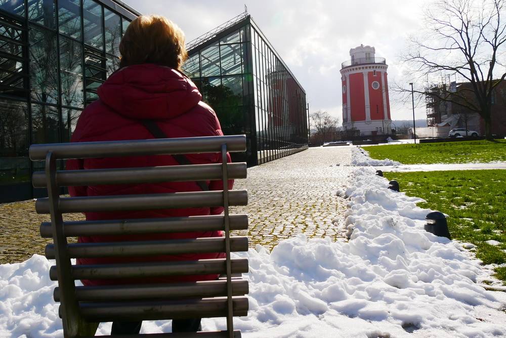 Das Glashaus des Botanischen Gartens. 
