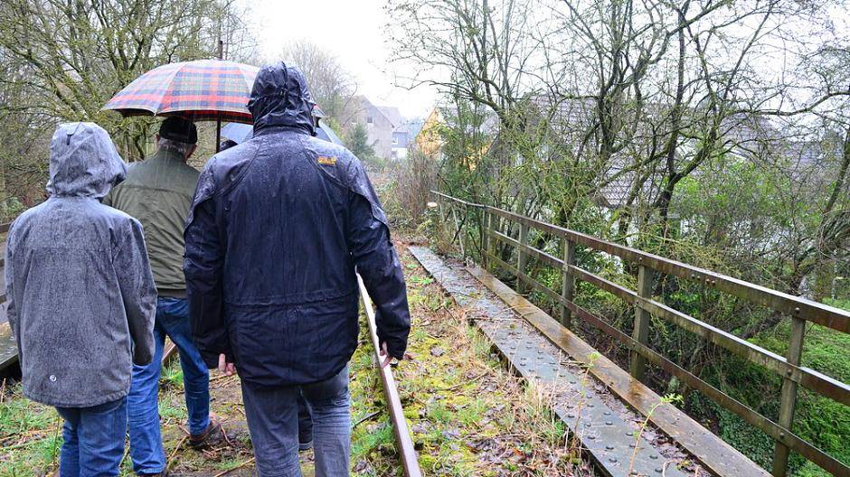 Noch führen nur Sondertouren über die Schwarzbachtrasse. 