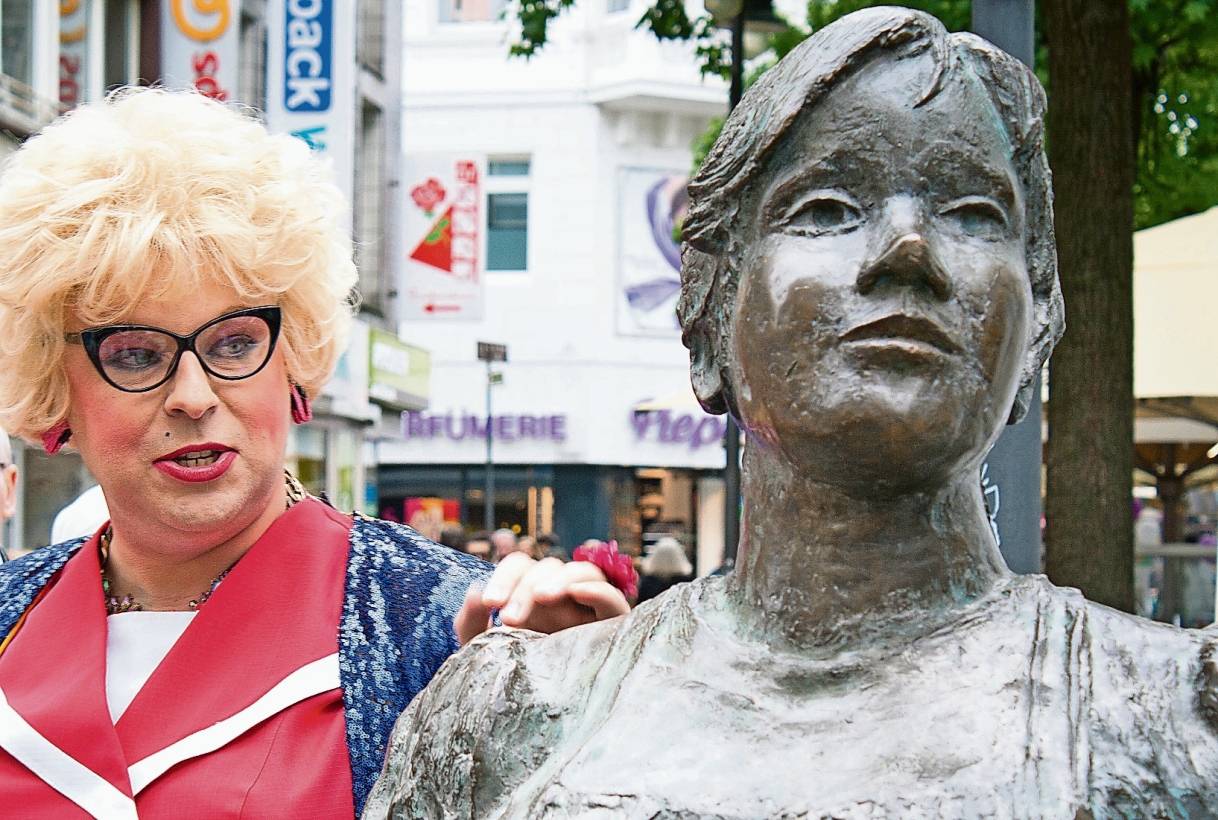  Gerade Stadtführungen mit der Baronin von Wupp sind sehr beliebt.  