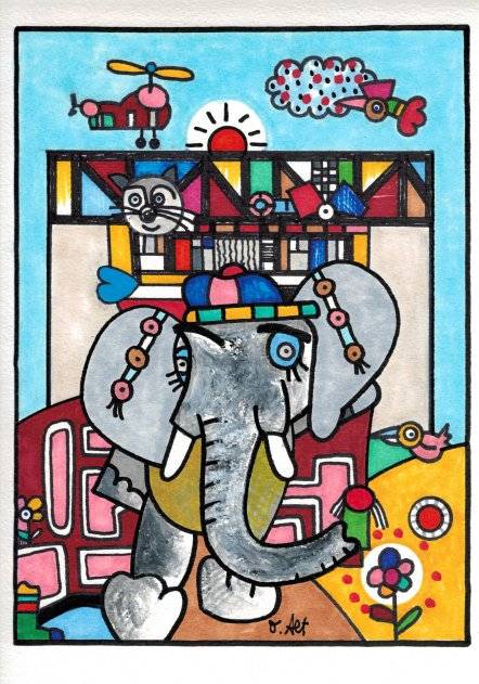 Mit Otmar-Alt-Kunst gegen Wilderei