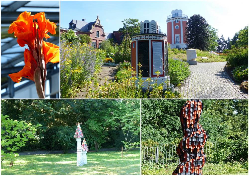 "Heute Morgen im Botanischen Garten ist mir besonders die Ruhe und die Skulpturen...