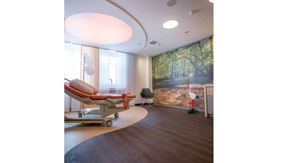 Einer der beiden Kreißsäle im neuen...