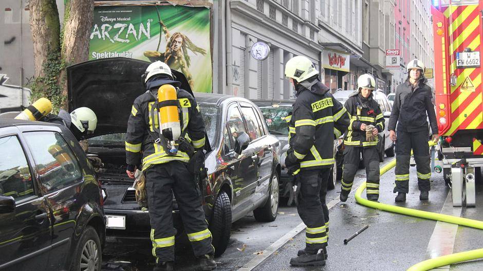 Brand unter der Haube