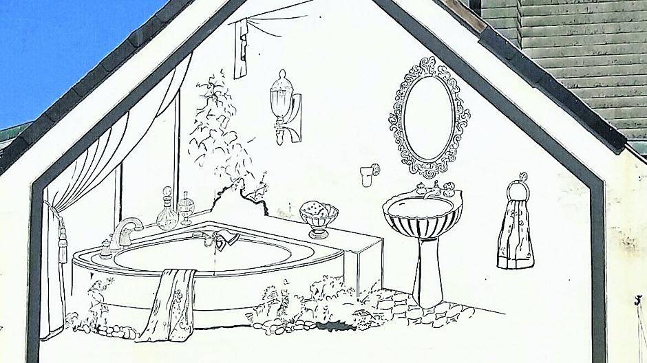 Alte Werbung ist weg