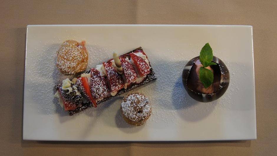 Der Nachtisch — nicht nur lecker, sondern auch schön...