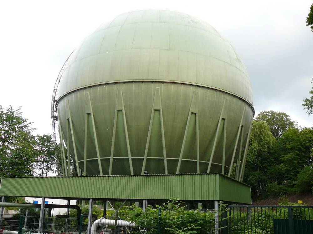  Der Gaskugelbehälter Möbeck. 