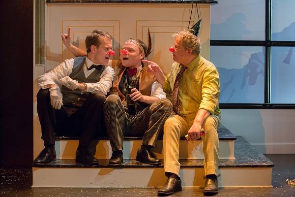 "Drei Männer im Schnee"