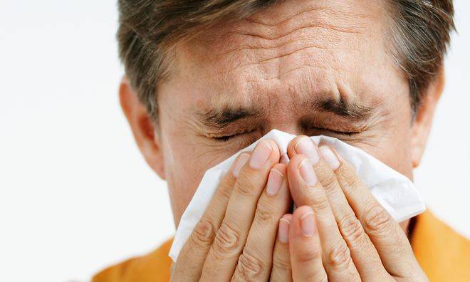  Ihn hat es erwischt. 