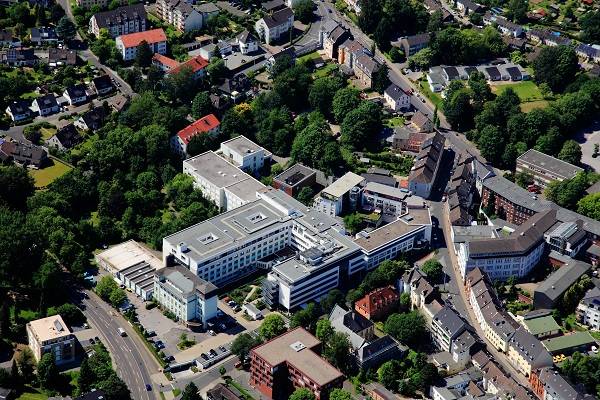 Luftbildaufnahme des EVK...