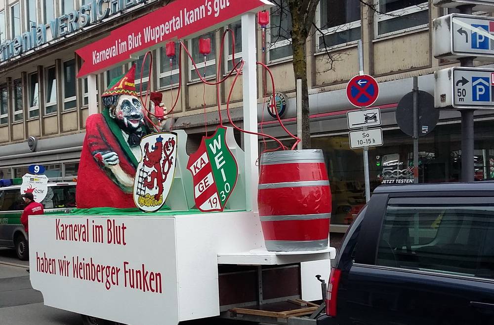 Die Weinberger Funken sind eine der angesehensten Gesellschafen im Wuppertaler...