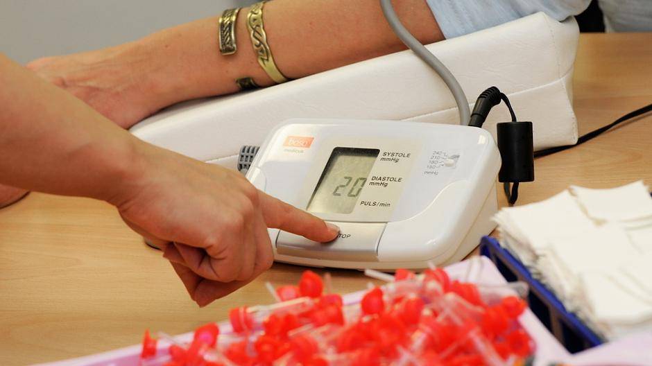 Jeder Spender wird vor der Spende...