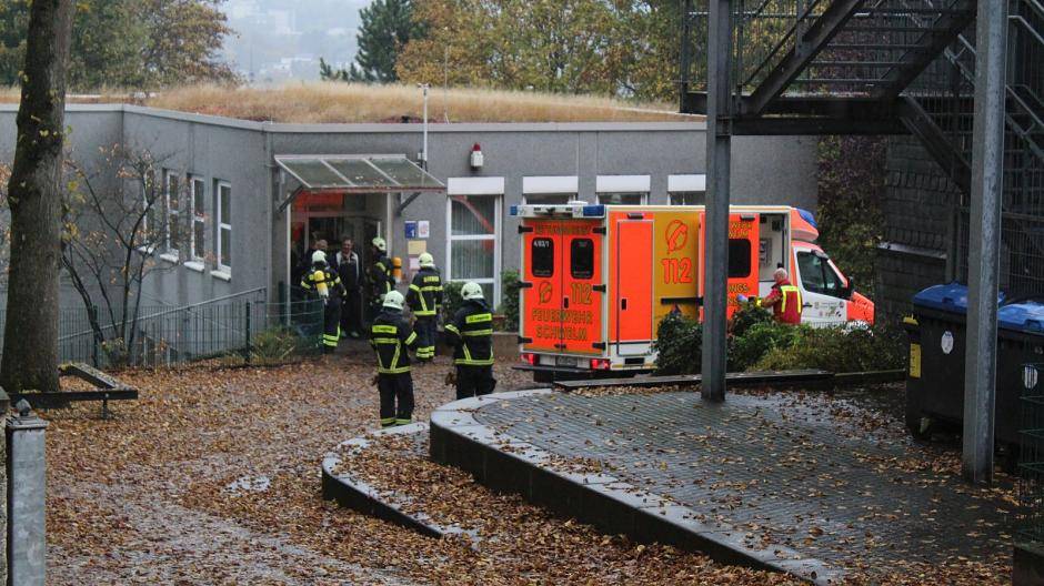 Feuerwehr in Hauptschule