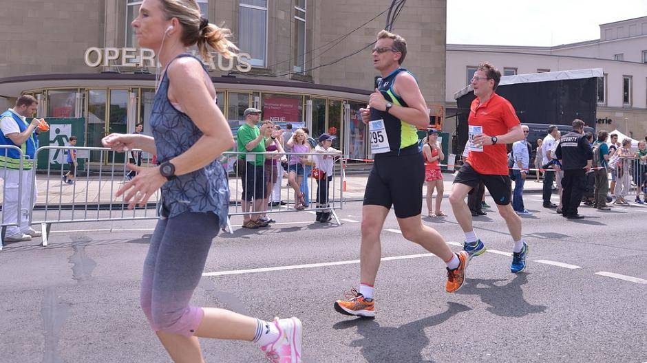 Start und Ziel lagen diesmal vor dem...