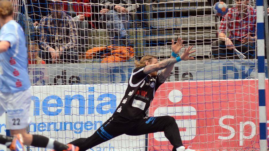 Torwart Björgvin Pall Gustavsson in...