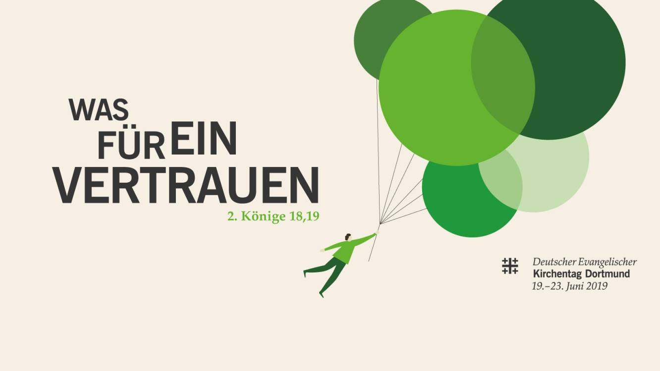  Das Logo des Kirchentags. 