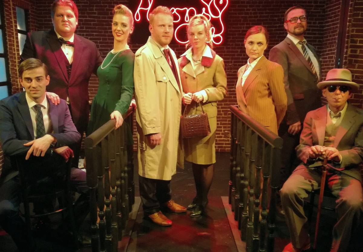  Das TiC-Ensemble bringt einen altgedienten Edgar-Wallace-TV-Straßenfeger auf die Bühne in Cronenberg. 