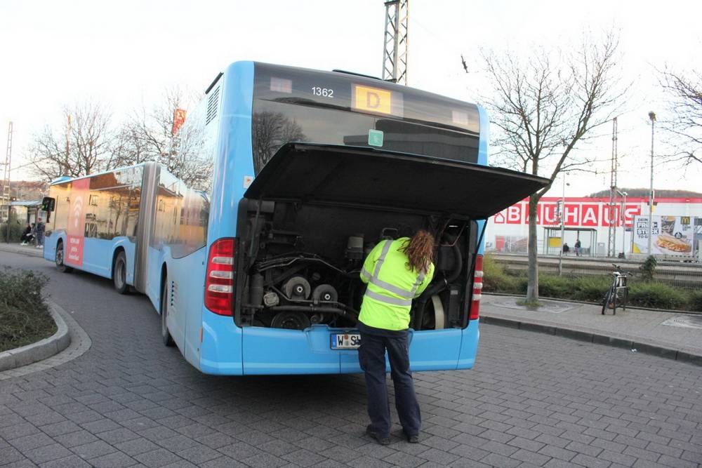 Stau durch defekten Bus