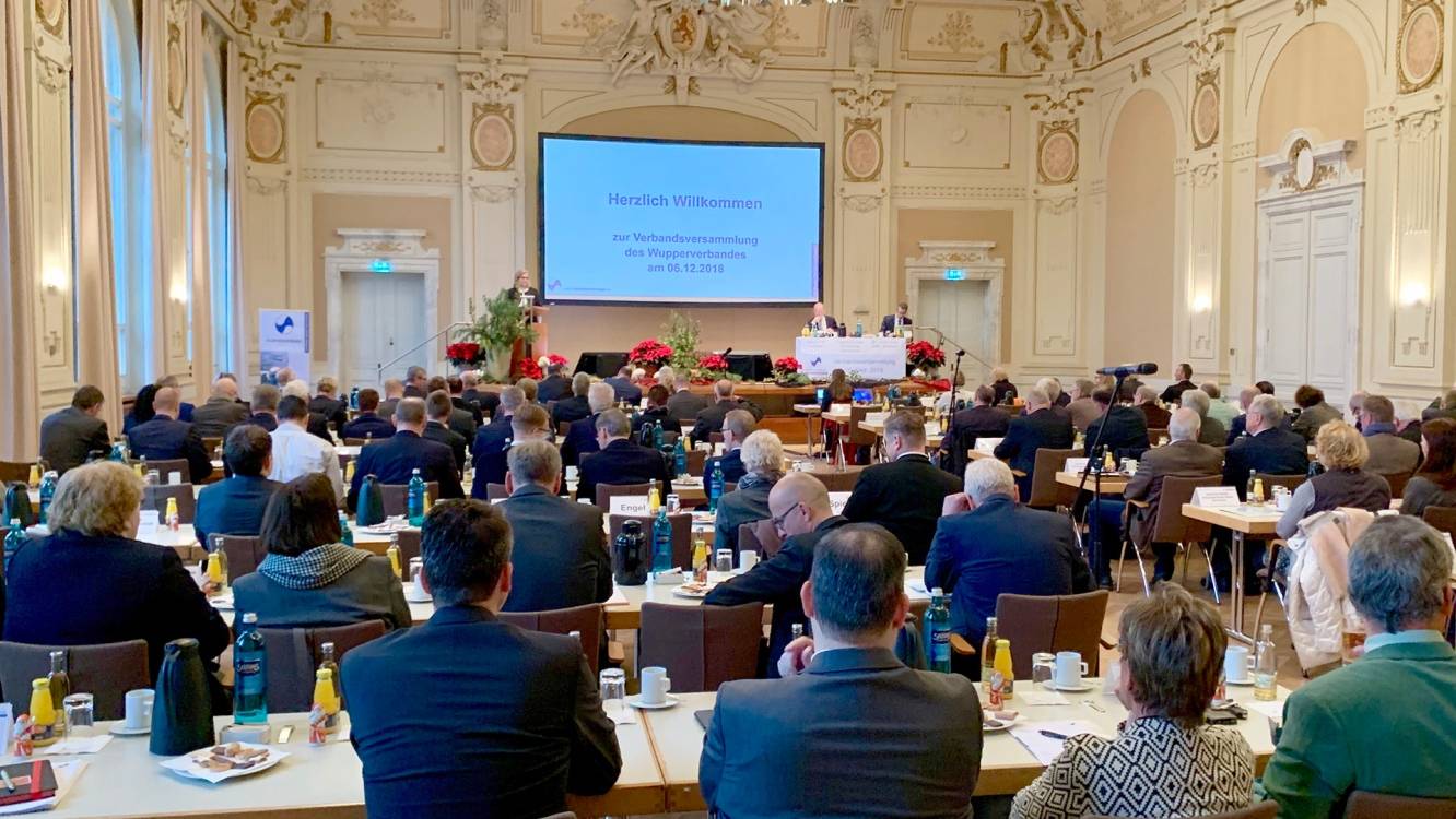 Wupperverband zieht bei der Verbandsversammlung Bilanz