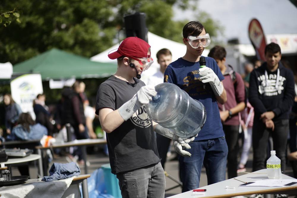 Großer Andrang auf dem Campus
