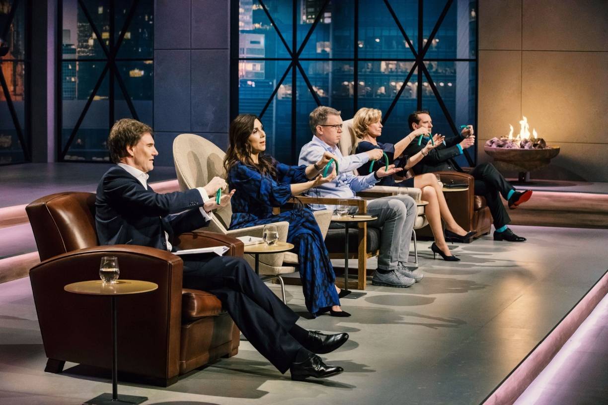  Die „Löwen“ in der Sendung am Dienstag (v.l.): Carsten Maschmeyer, Judith Williams, Frank Thelen, Dagmar Wöhrl und Ralf Dümmel. 