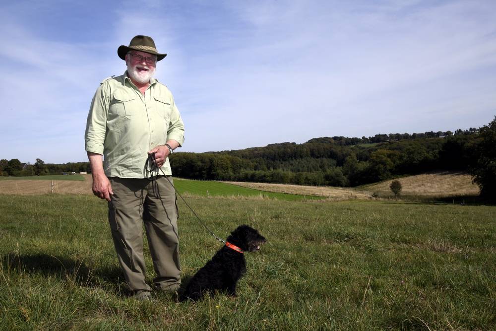  Frank Auer und sein Prinz (5). Nach dem Gespräch erzählte der Vorsitzende der Kreisjägerschaft, dass immer mehr Frauen den Jagdschein machen. „Das finde ich richtig gut.“ 