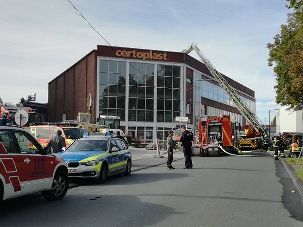 ++Update++ Brand bei Certoplast