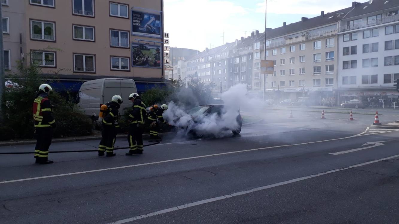  Die Flammen waren schnell gelöscht. 