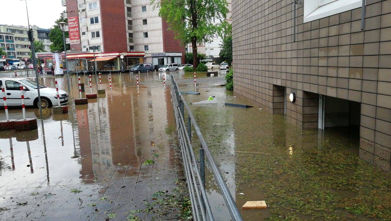 Überschwemmungen in Wuppertal